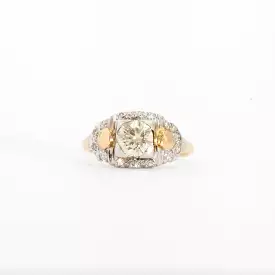 0.70 ct Transitional Diamond Ring