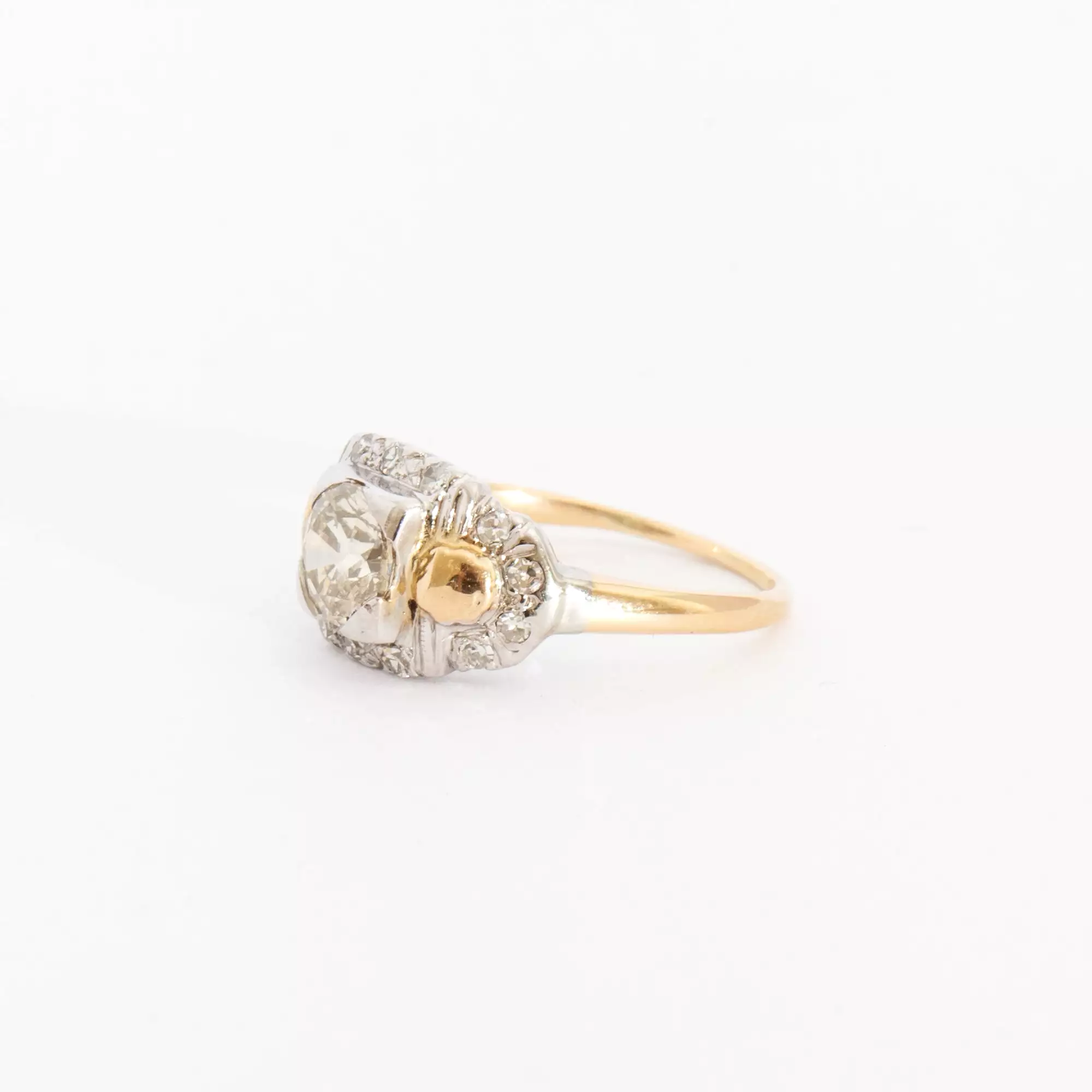 0.70 ct Transitional Diamond Ring