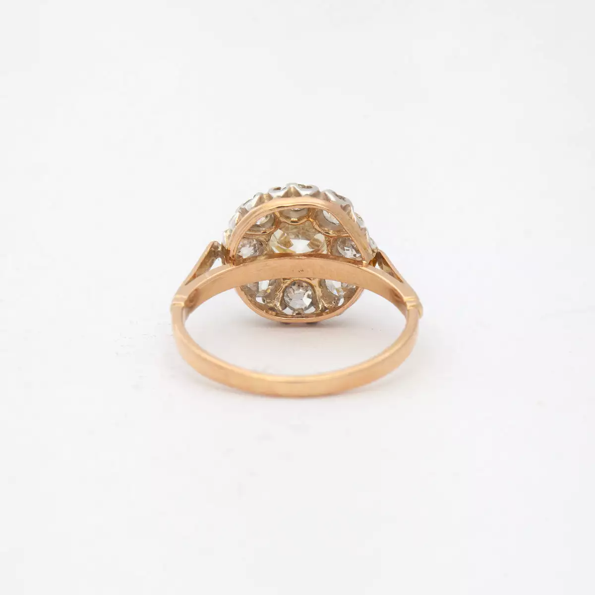 1.81 ctw Victorian Cluster Ring