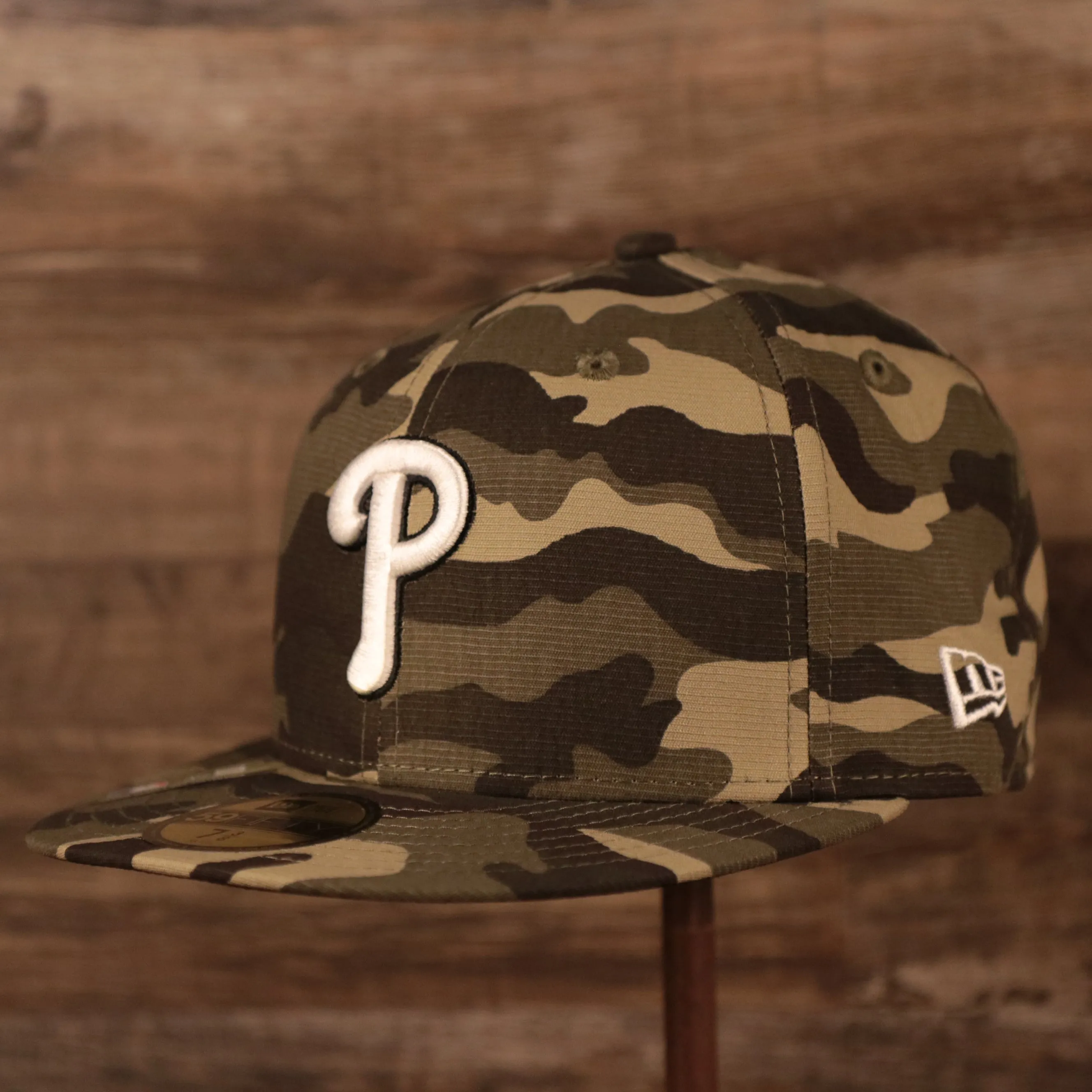 2021 Phillies Military Hat | 2021 Armed Forces Day | Black Bottom On-Field 59fifty Fitted Hat