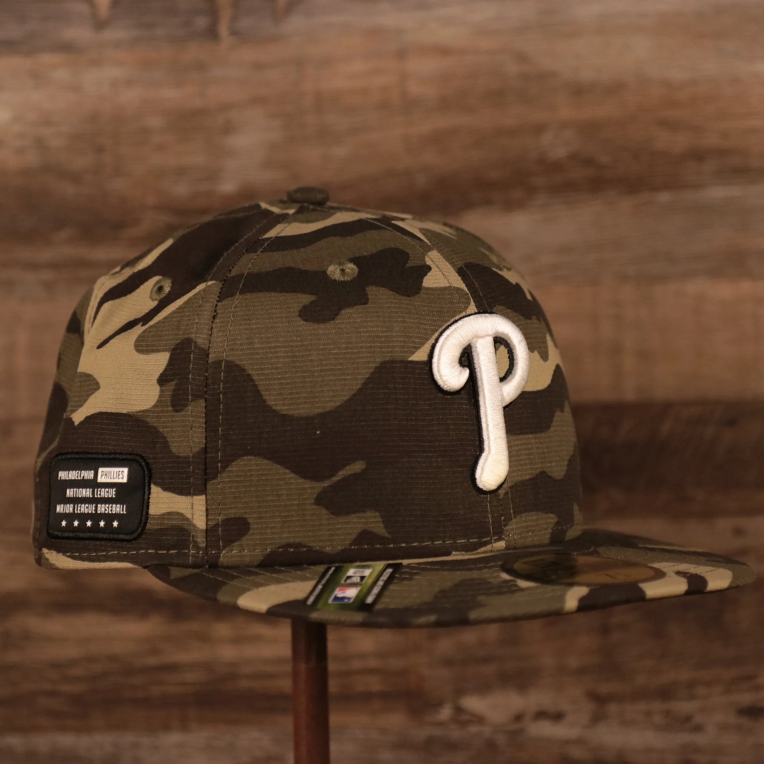 2021 Phillies Military Hat | 2021 Armed Forces Day | Black Bottom On-Field 59fifty Fitted Hat