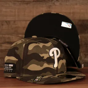 2021 Phillies Military Hat | 2021 Armed Forces Day | Black Bottom On-Field 59fifty Fitted Hat