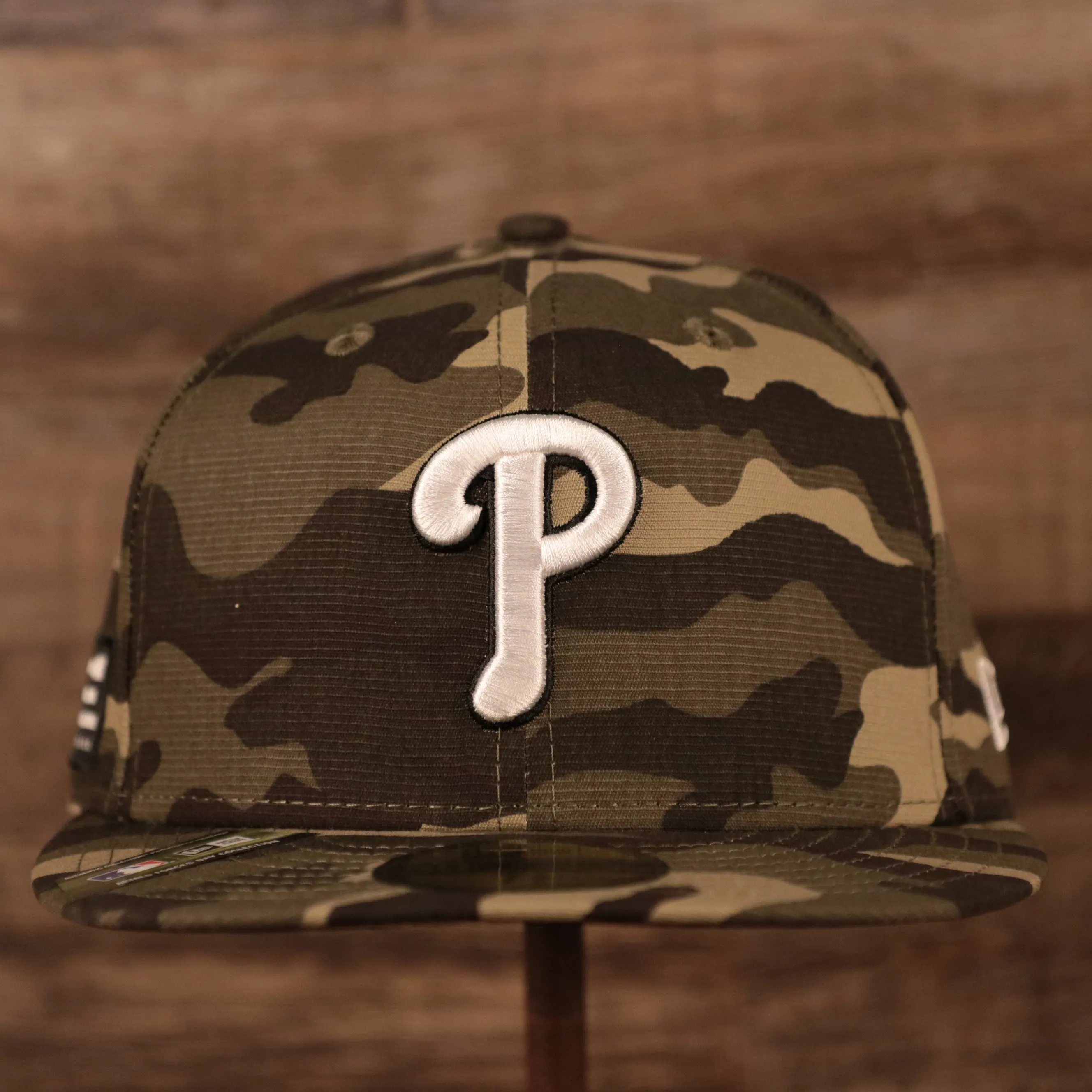 2021 Phillies Military Hat | 2021 Armed Forces Day | Black Bottom On-Field 59fifty Fitted Hat