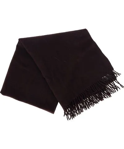 Acne Studios Fringed Scarf in Burgundy Wool