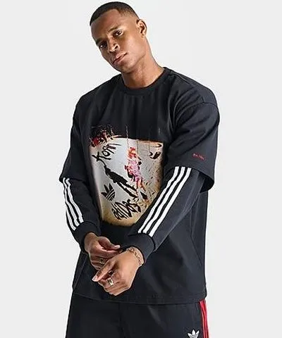 adidas Men's adidas Originals x Korn Long-Sleeve T-Shirt