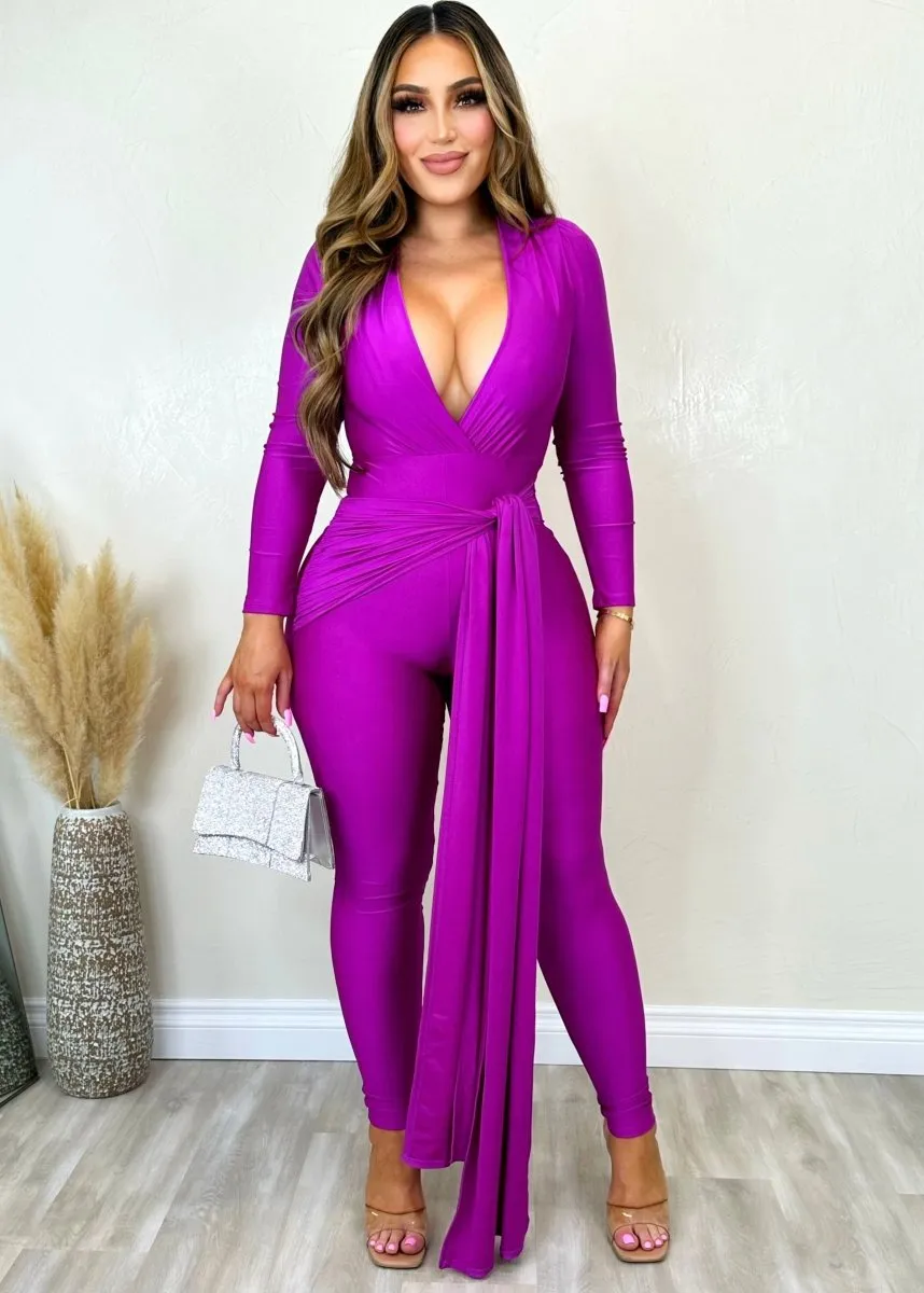 Amara Jumpsuit Magenta