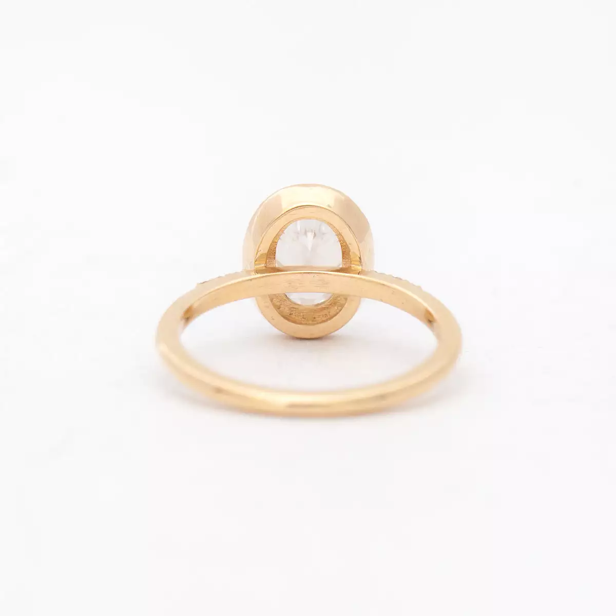 Athena Oval Halo Ring