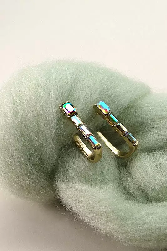 Aurora Huggie Earrings