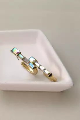 Aurora Huggie Earrings