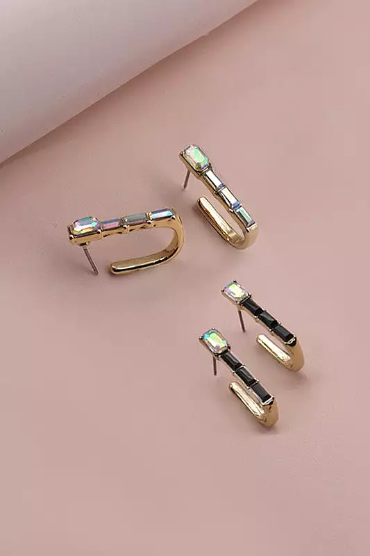 Aurora Huggie Earrings