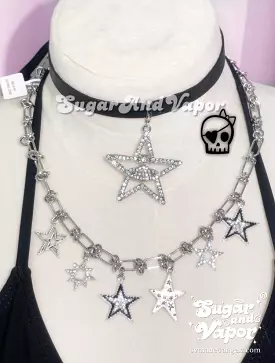 Azura Star Saturn Choker Necklaces