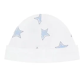 Blue Stars Print Hat