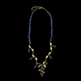 Blueberry 16 Inch Adjustable Bead Necklace by Michael Michaud