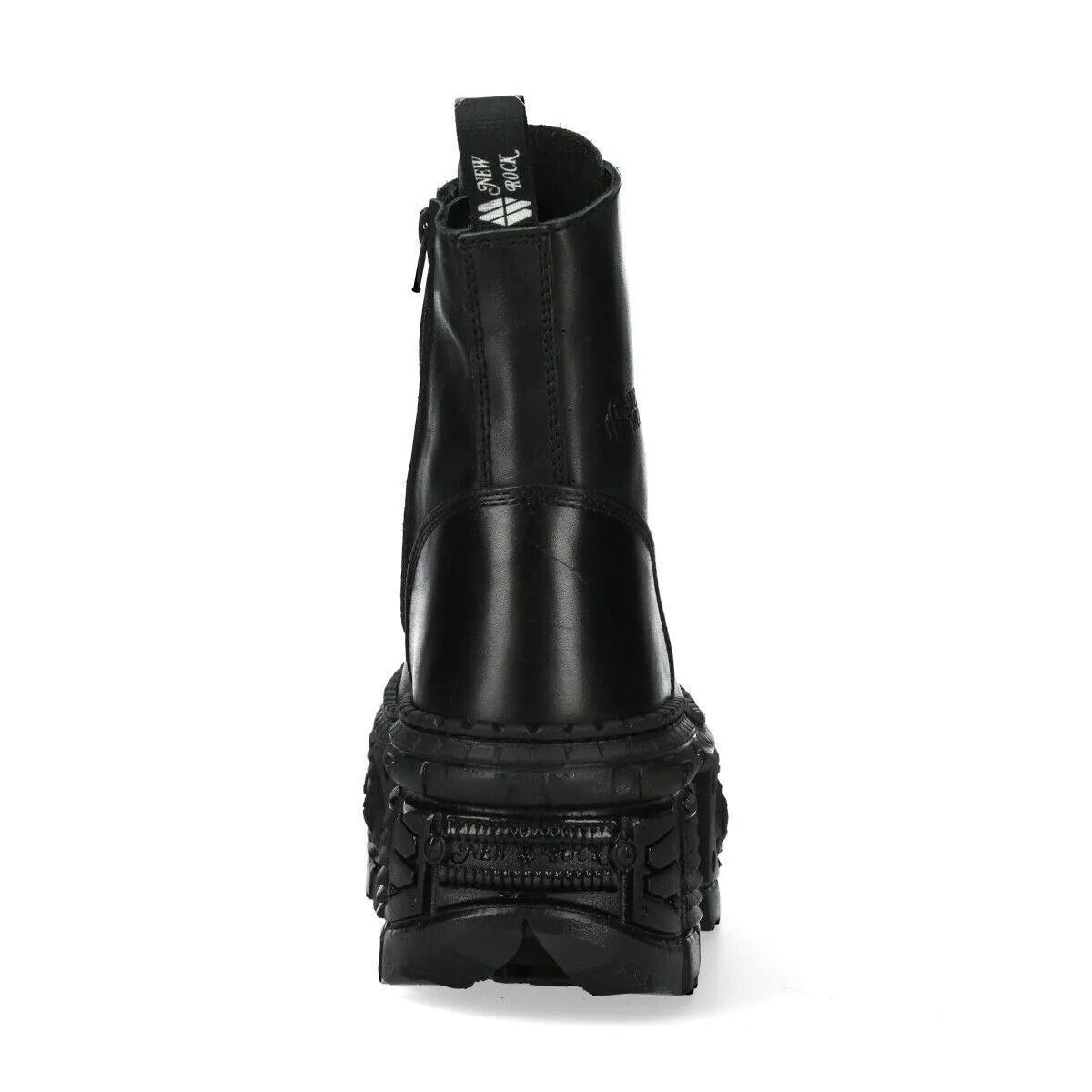 Boots | New Rock Goth Leather Boots-WALL083C-S5 | New Rock