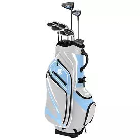 Cleveland Womens Launcher XL HALO 24 Complete Set Grey/Blue Ladies Right Hand