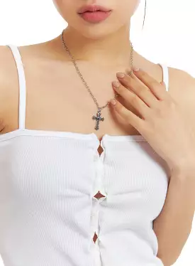 Cross Charm Necklace CF419