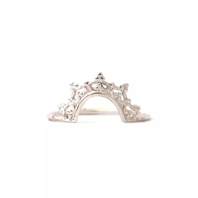 Crown Ring, Silver