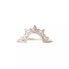 Crown Ring, Silver