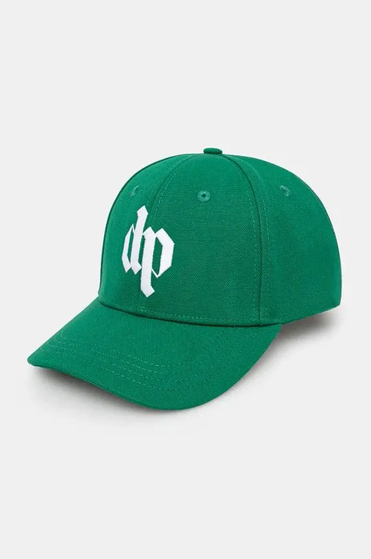 DARKPARK cotton baseball cap Logo Embroidered green color with an application UHT01.AFA02.6001