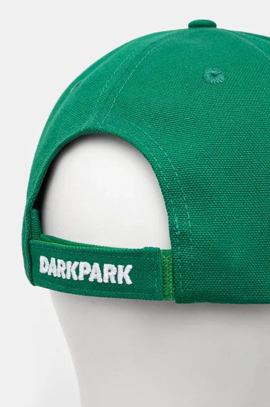 DARKPARK cotton baseball cap Logo Embroidered green color with an application UHT01.AFA02.6001