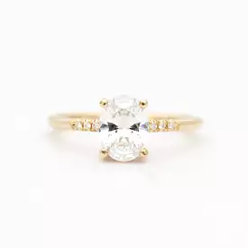 Diamond Oval Equilibrium Ring