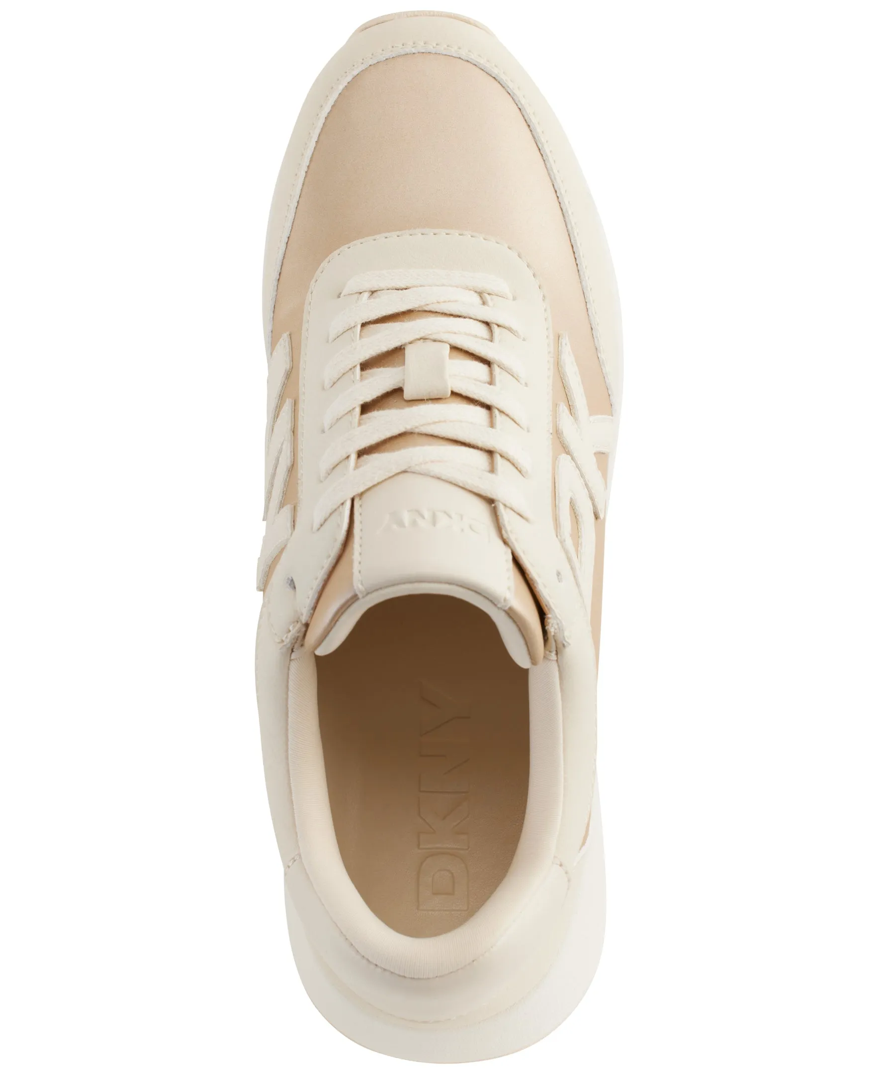 DKNY Womens Oaks Logo  Lace Up  Sneaker, Adult