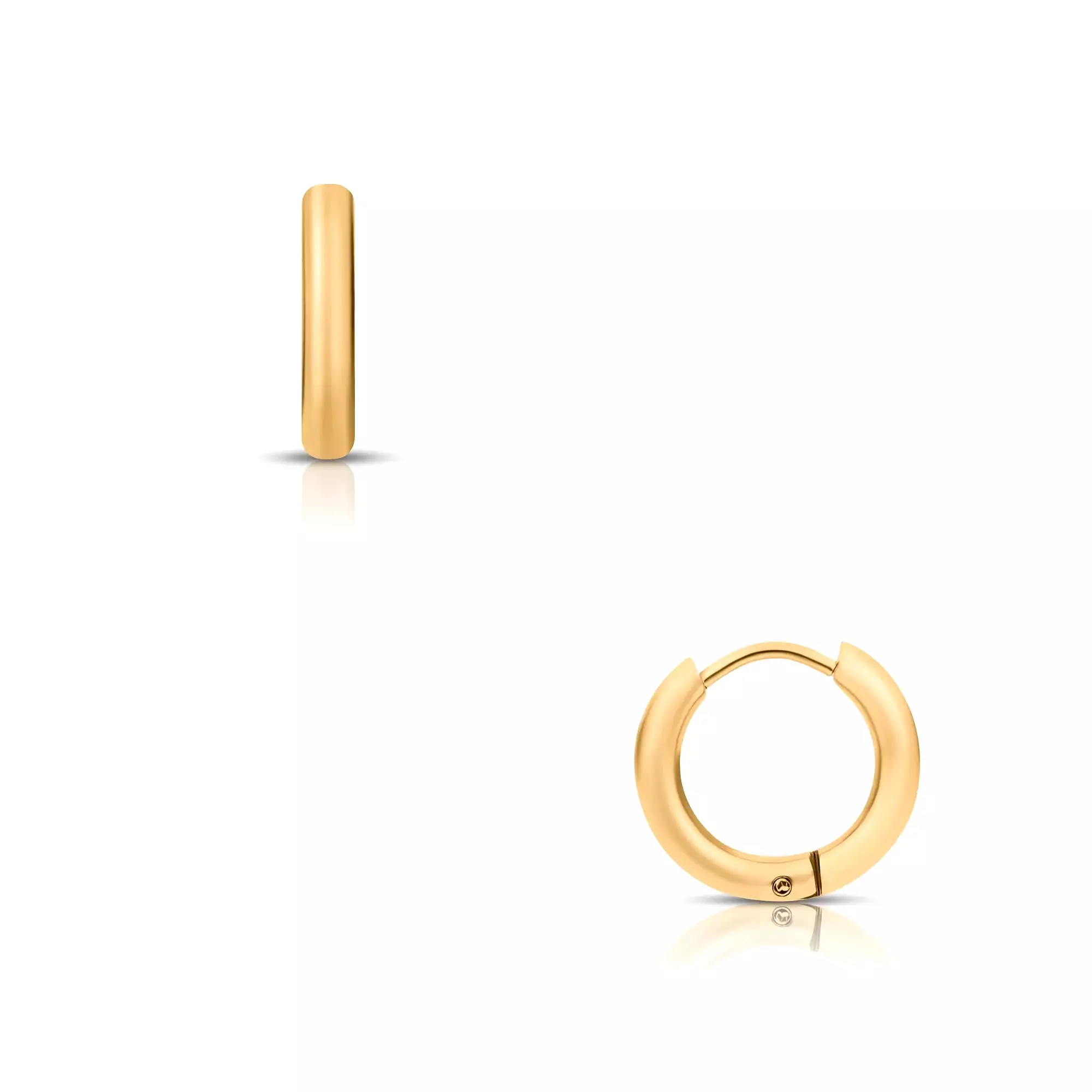 Erin Gold Huggie Hoop Earrings