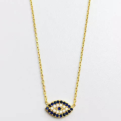 Eye Eye Swarovski Crystal Fine Chain Necklace