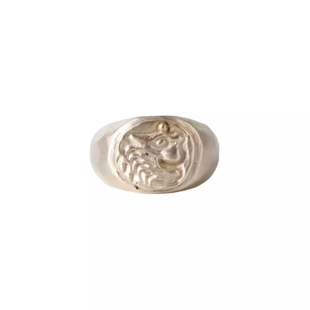 Fairley Aker Lions Signet Ring