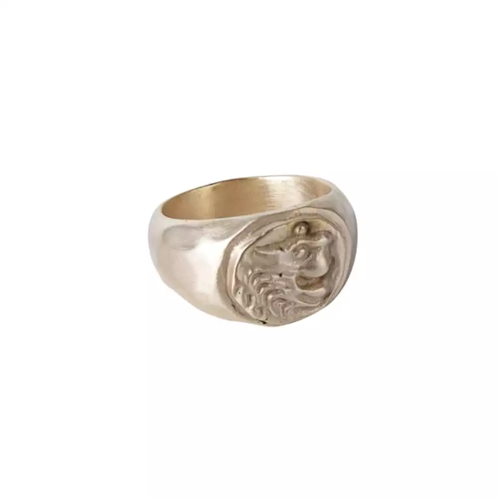 Fairley Aker Lions Signet Ring