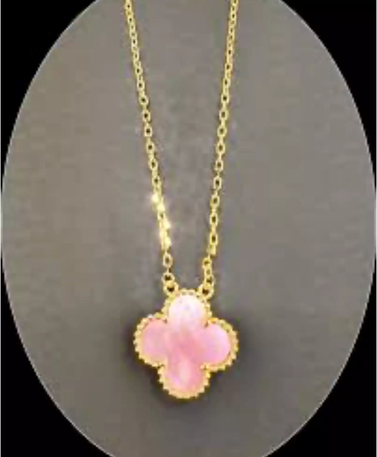 Flower Necklace Pretty Design Long Chain Simple Design Necklace W10182