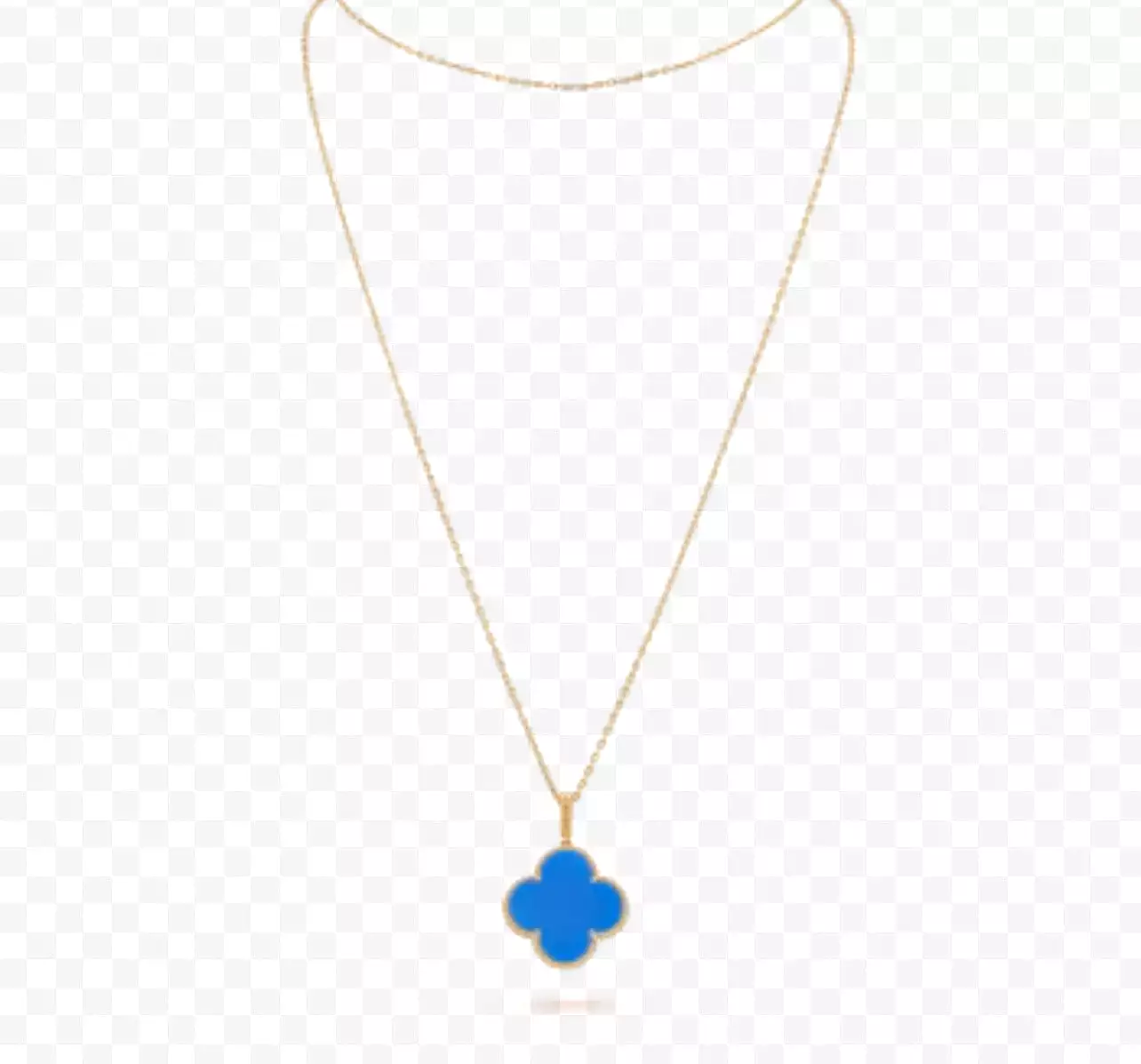 Flower Necklace Pretty Design Long Chain Simple Design Necklace W10182