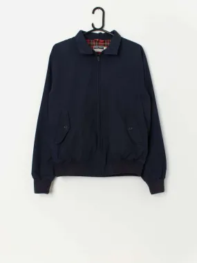 Fred Perry Harrington jacket in navy blue, made in England – Medium