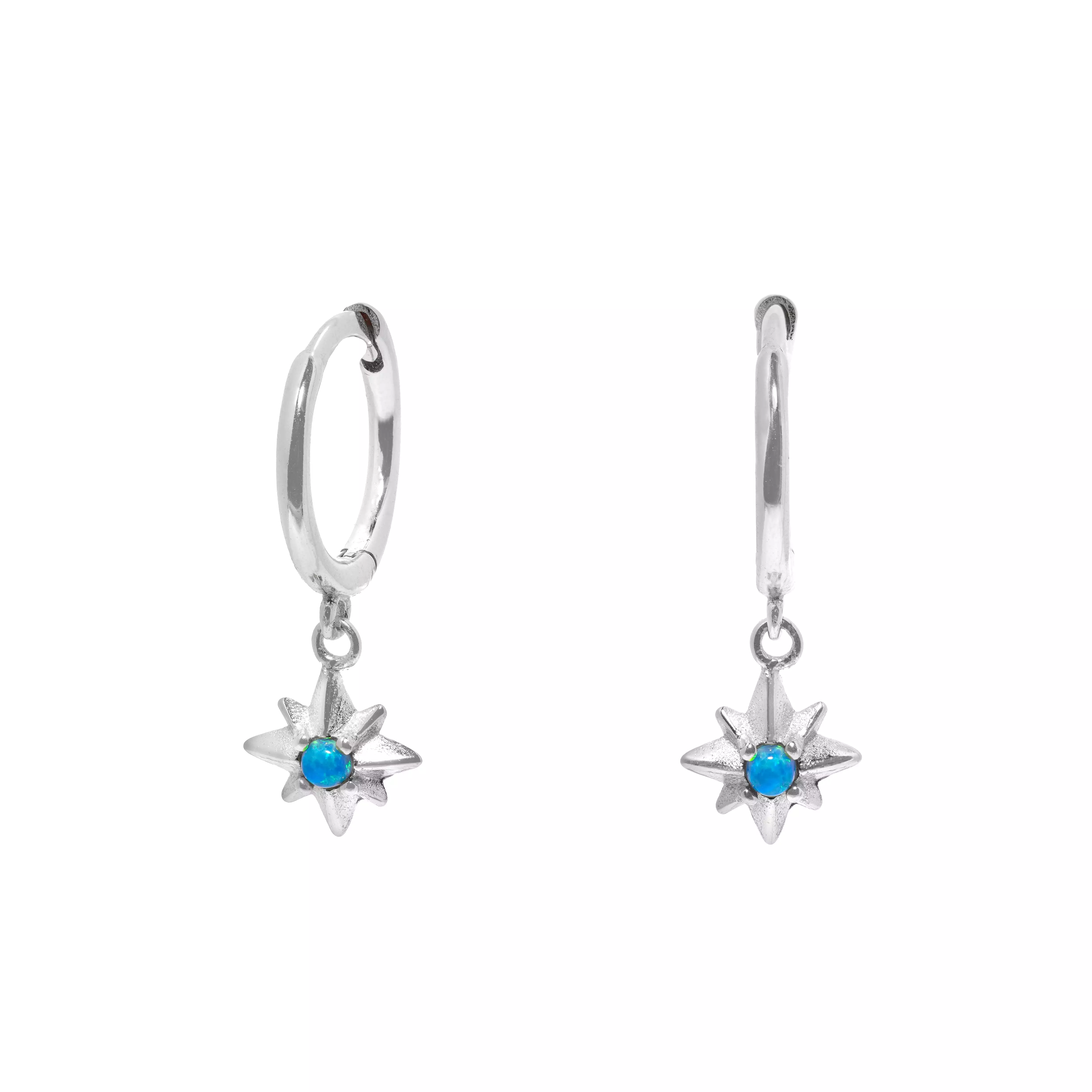 Gam Mini Huggie Star Drop  CZ Earring