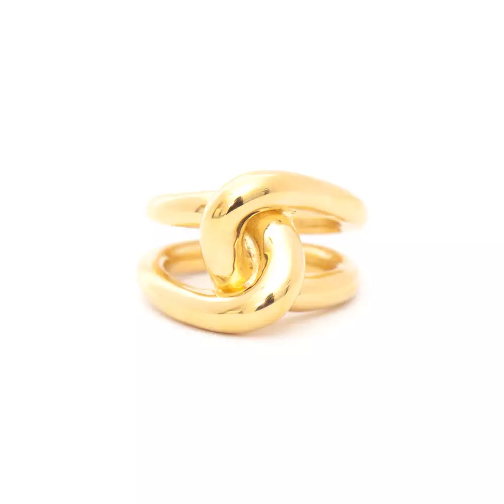 Gold Full Link Ring