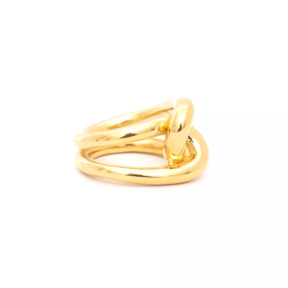 Gold Full Link Ring