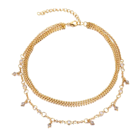 Gold Layered Chain Choker