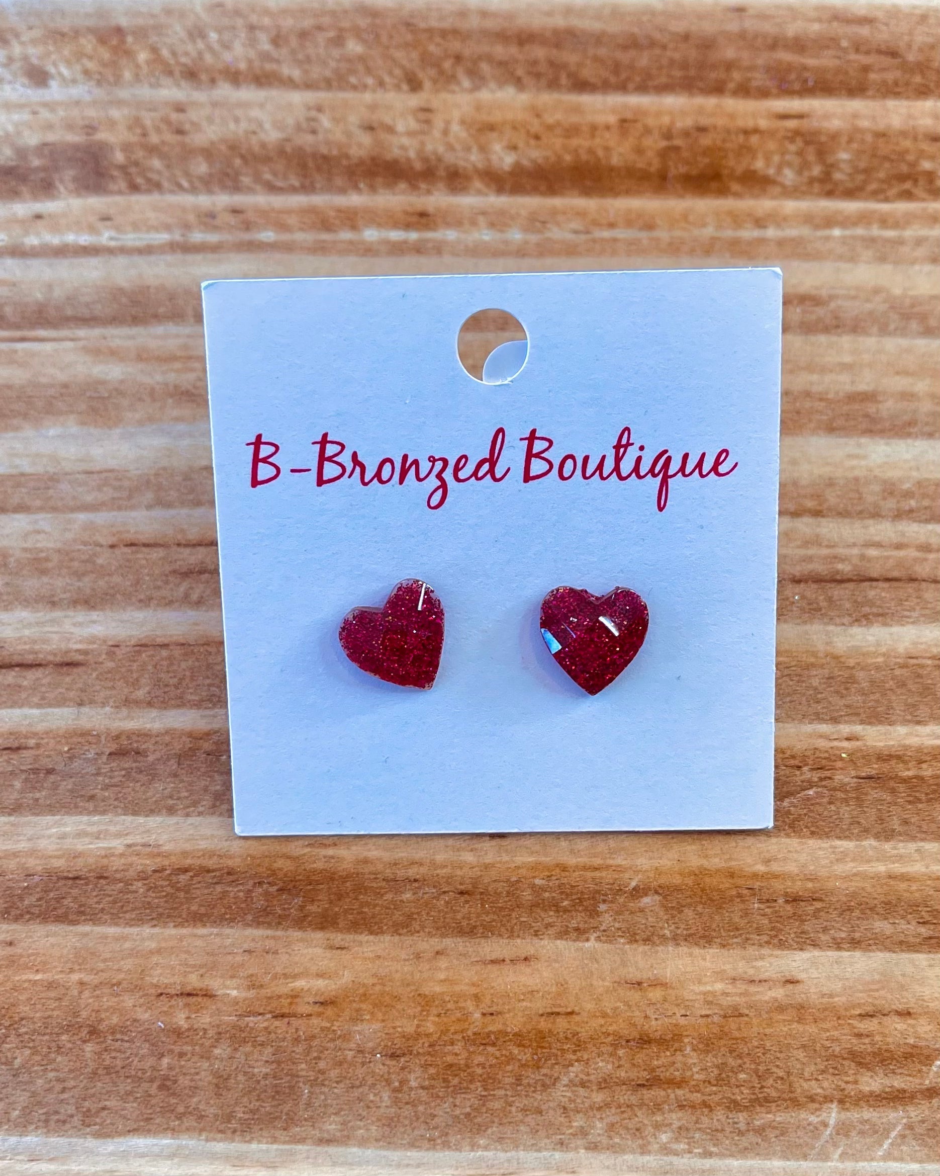 Heart Studs