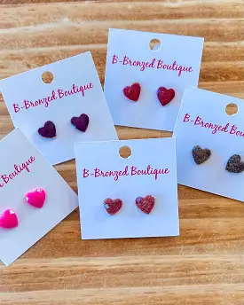 Heart Studs