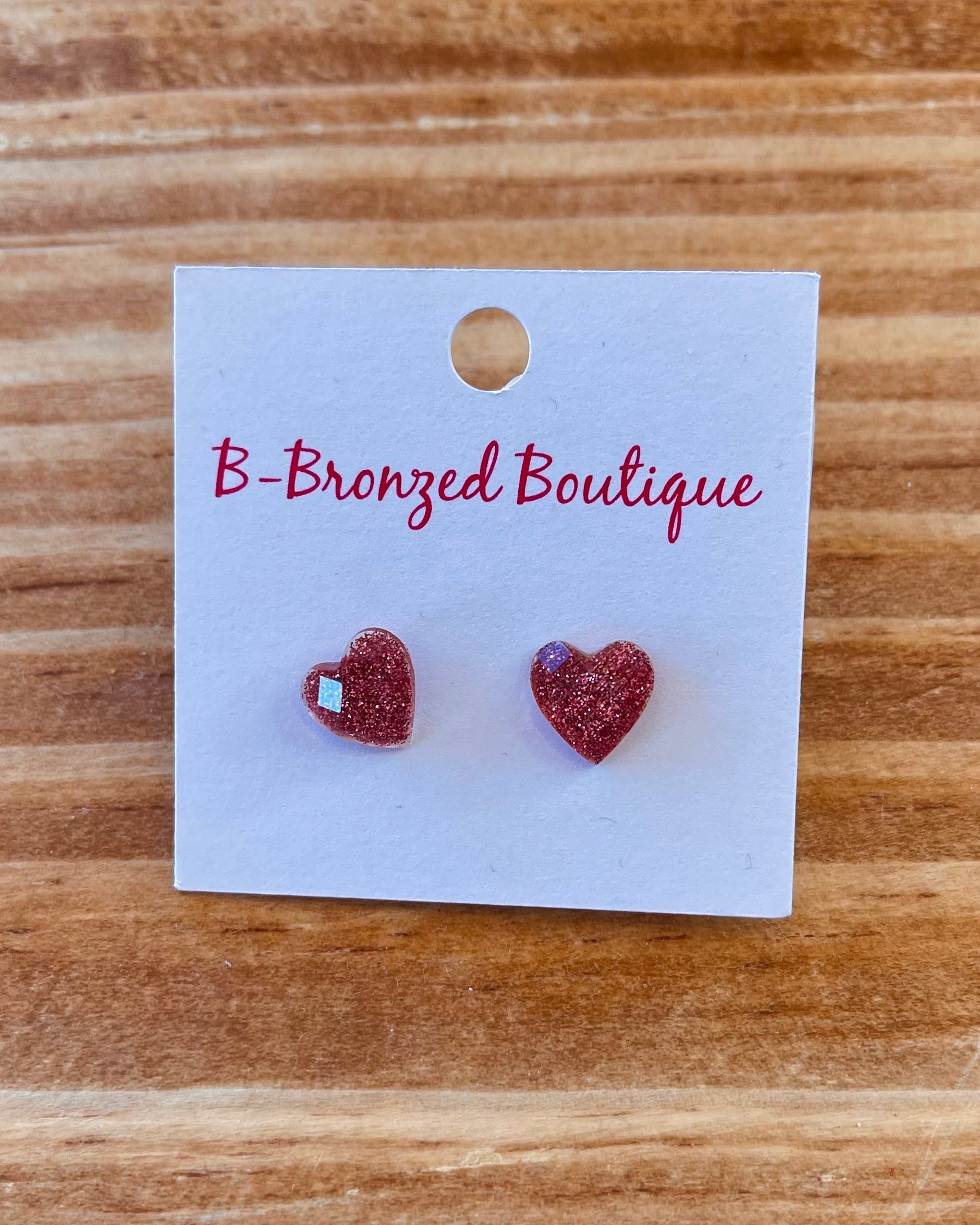 Heart Studs