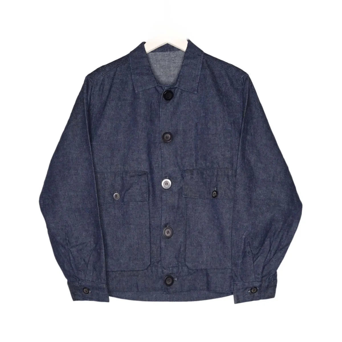 Hemp Denim Studio Coat - Indigo