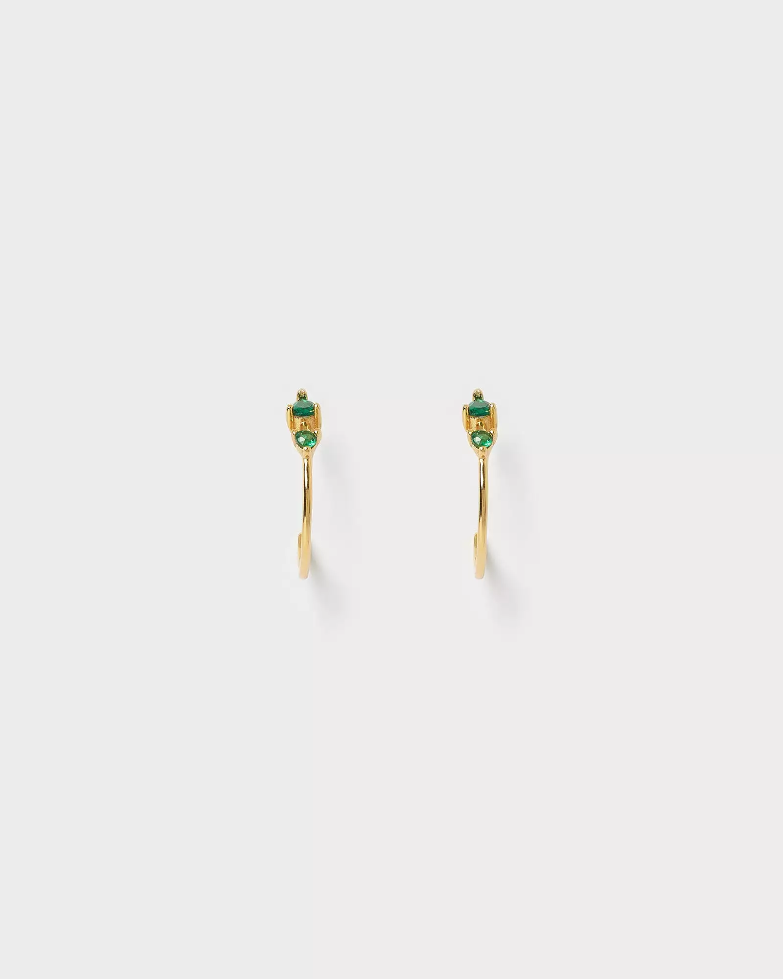 Izoa Elena Emerald Earrings