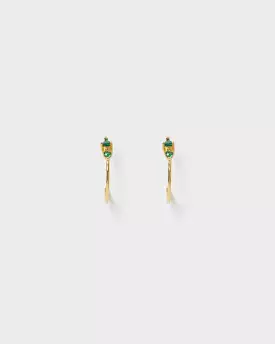 Izoa Elena Emerald Earrings