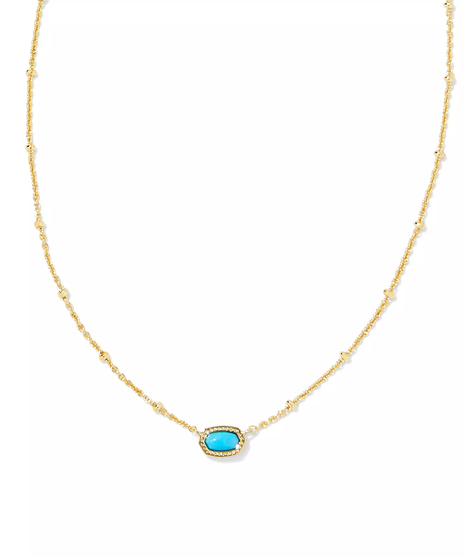 Kendra Scott Baby Elisa Satellite Short Pendant Necklace - Fuchsia, Turquoise, Pink, Mint OR Ivory