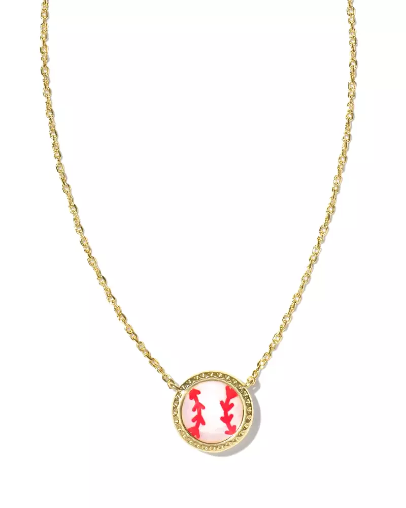 Kendra Scott Baseball Short Pendant Necklace