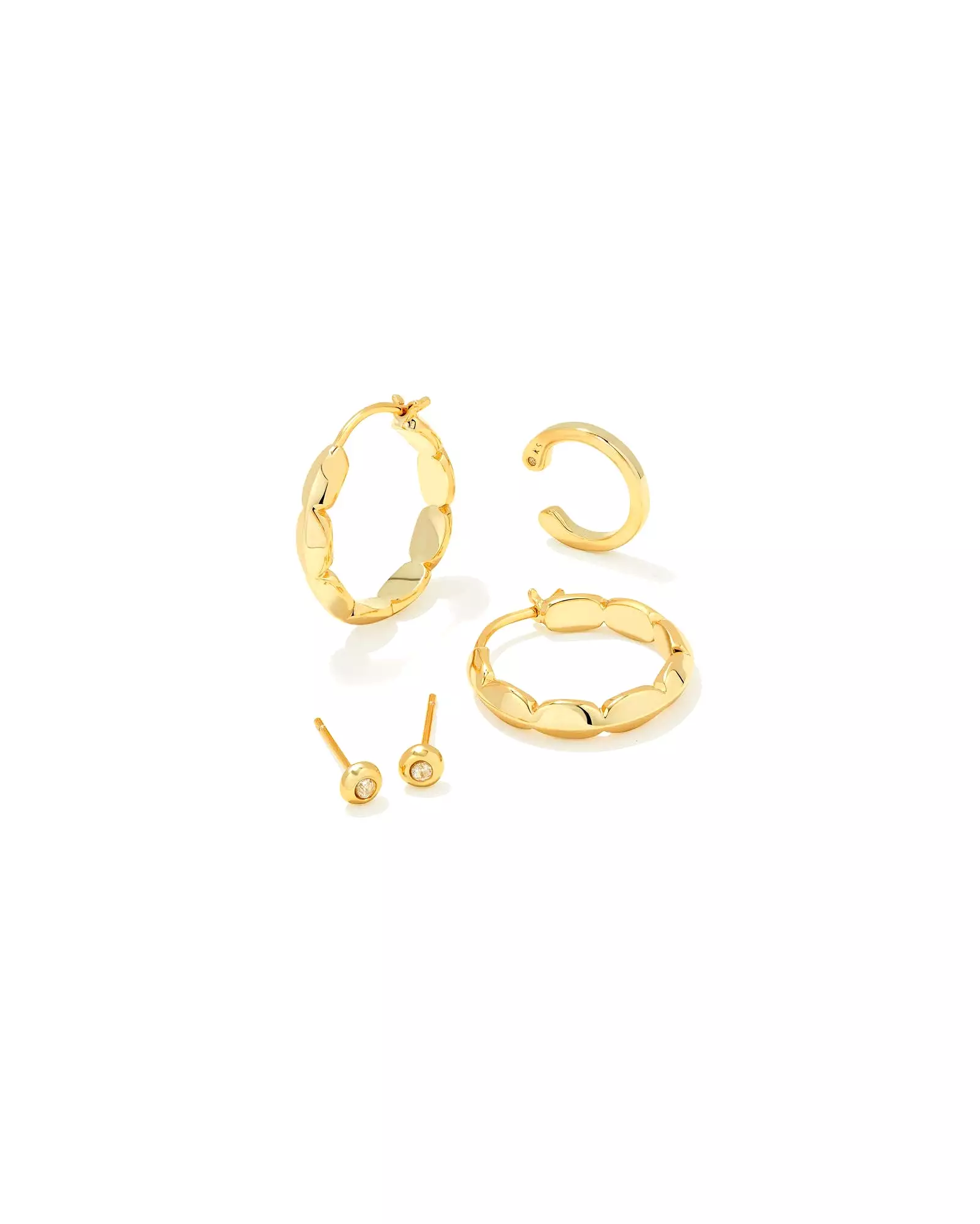 Kendra Scott Brooke Huggie & Stud Earrings Set