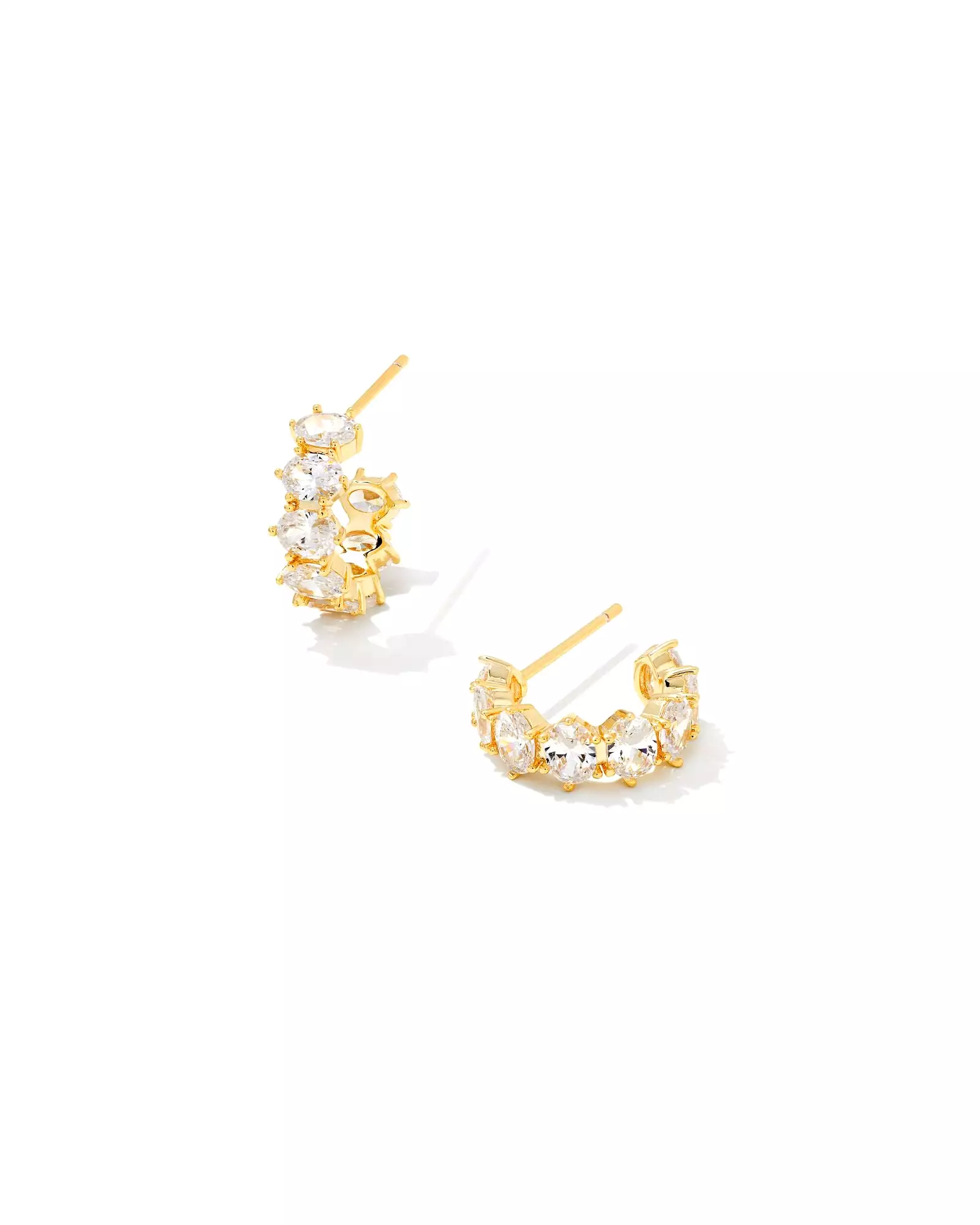 Kendra Scott Cailin Crystal Huggie Earrings