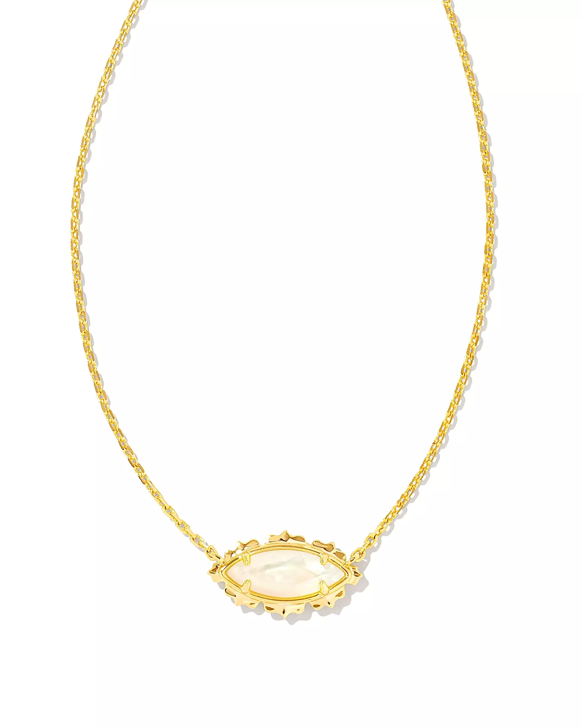 Kendra Scott Genevieve Gold Short Pendant Necklace