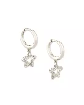 Kendra Scott Jae Star Crystal Huggie Earrings