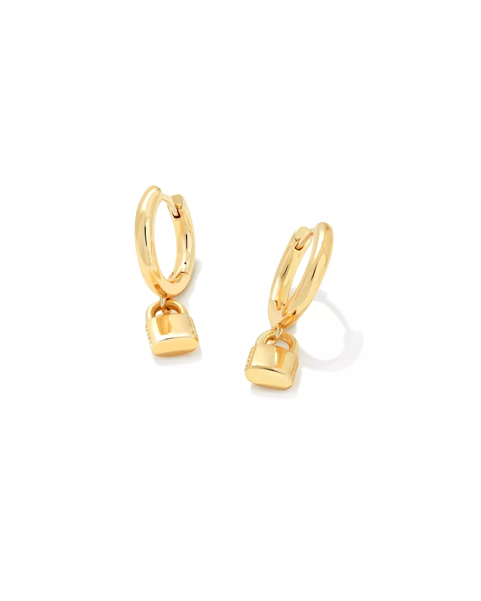 Kendra Scott Jess Lock Huggie Earrings